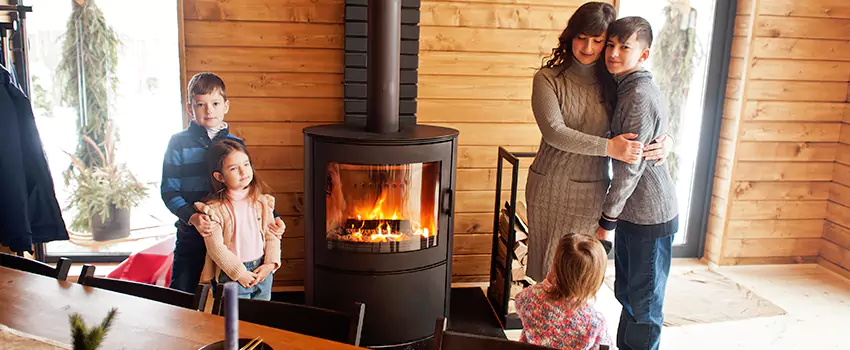 Morso Cast Iron Fireplace Insert Installation in Santa Fe, New Mexico