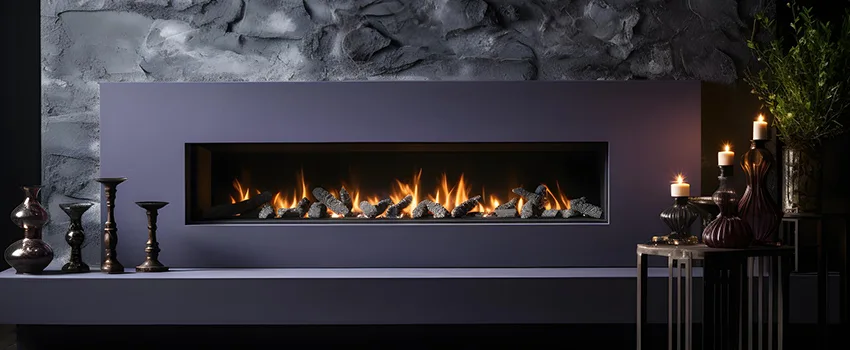 Ember Bed for Ventless Gas Fireplace in Santa Fe, NM