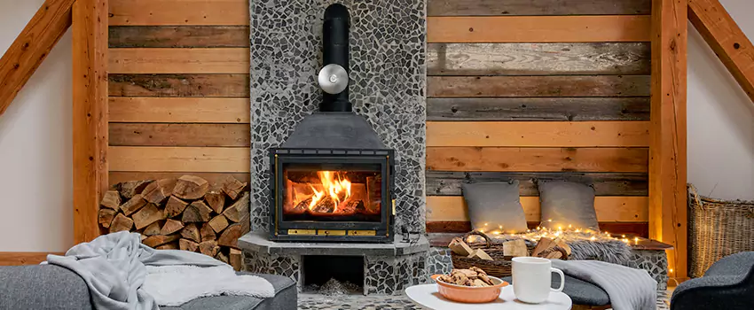 Thelin Hearth Products Direct Vent Gas Stove Fireplace Inspection in Santa Fe, New Mexico